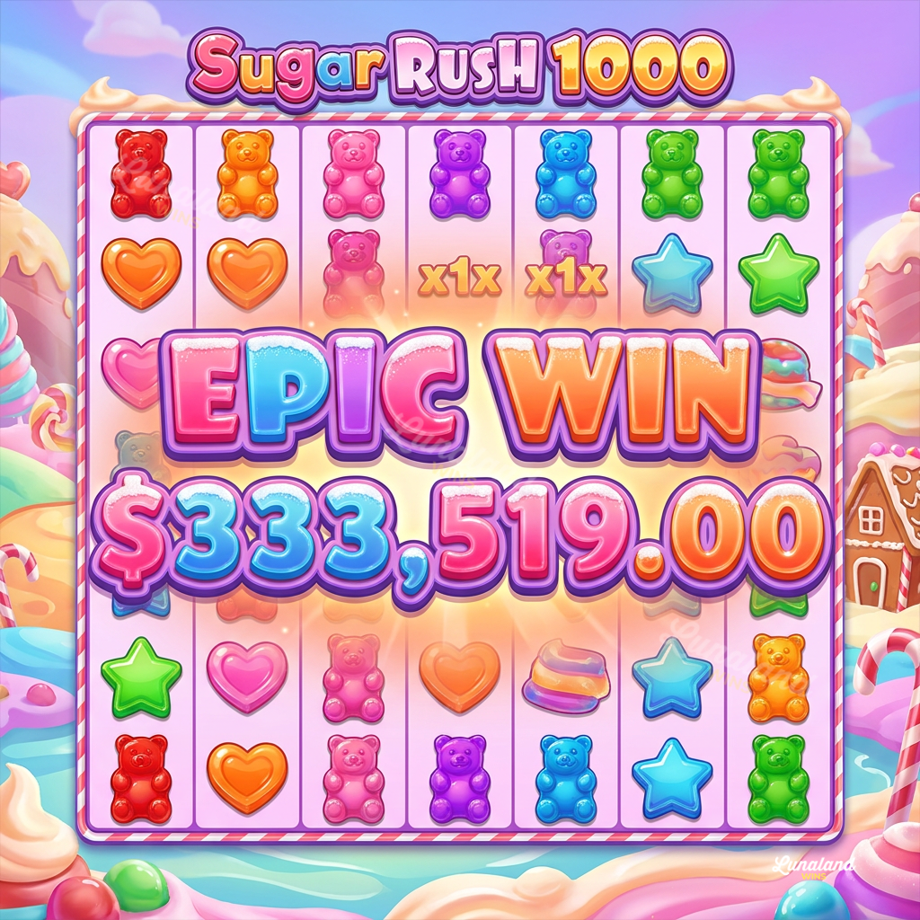 Player Turns $600 Bonus Buy Into $333,519 On Sugar Rush 1000