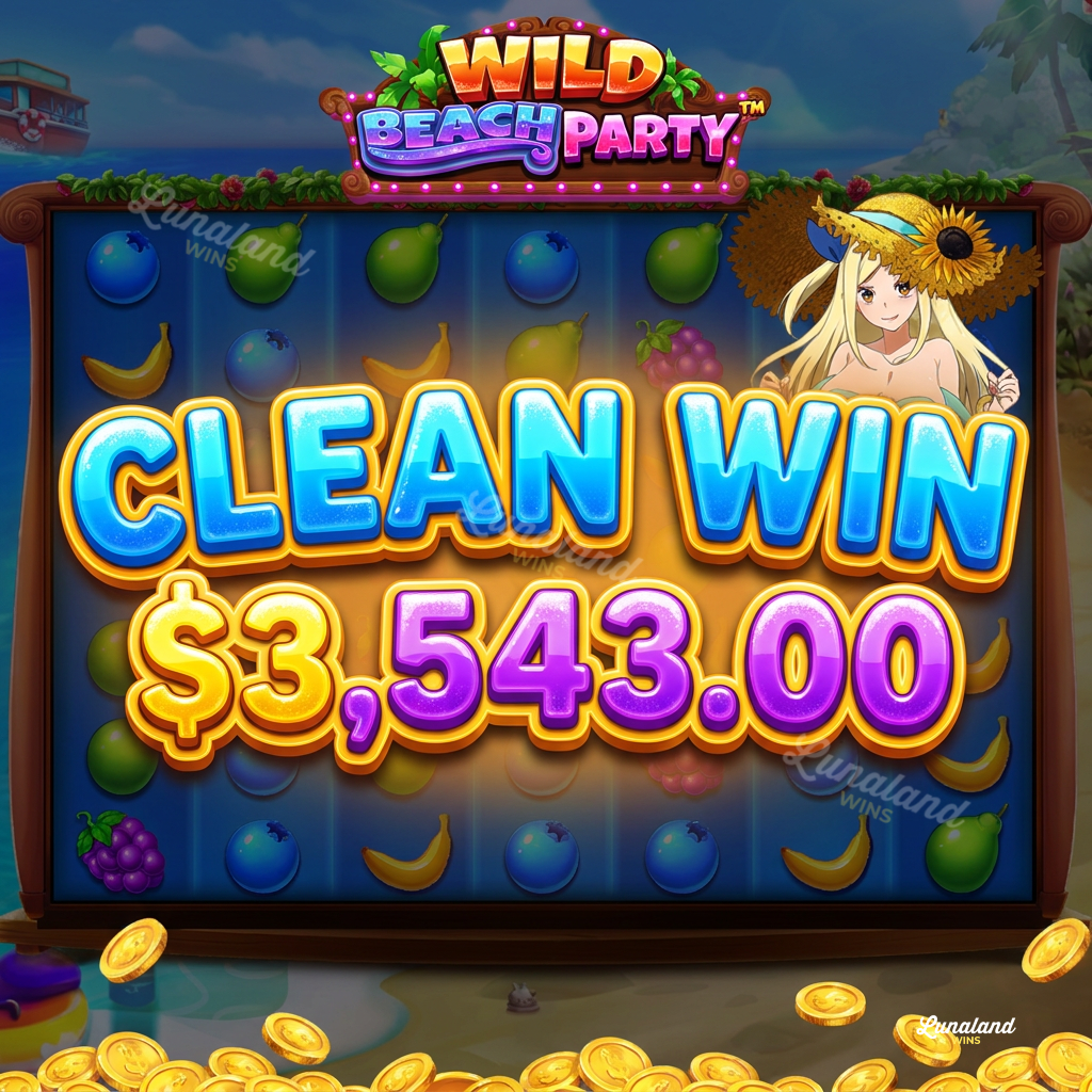 Wild Beach Party Bonus Buy Pays $3,543 With 984x Multiplier
