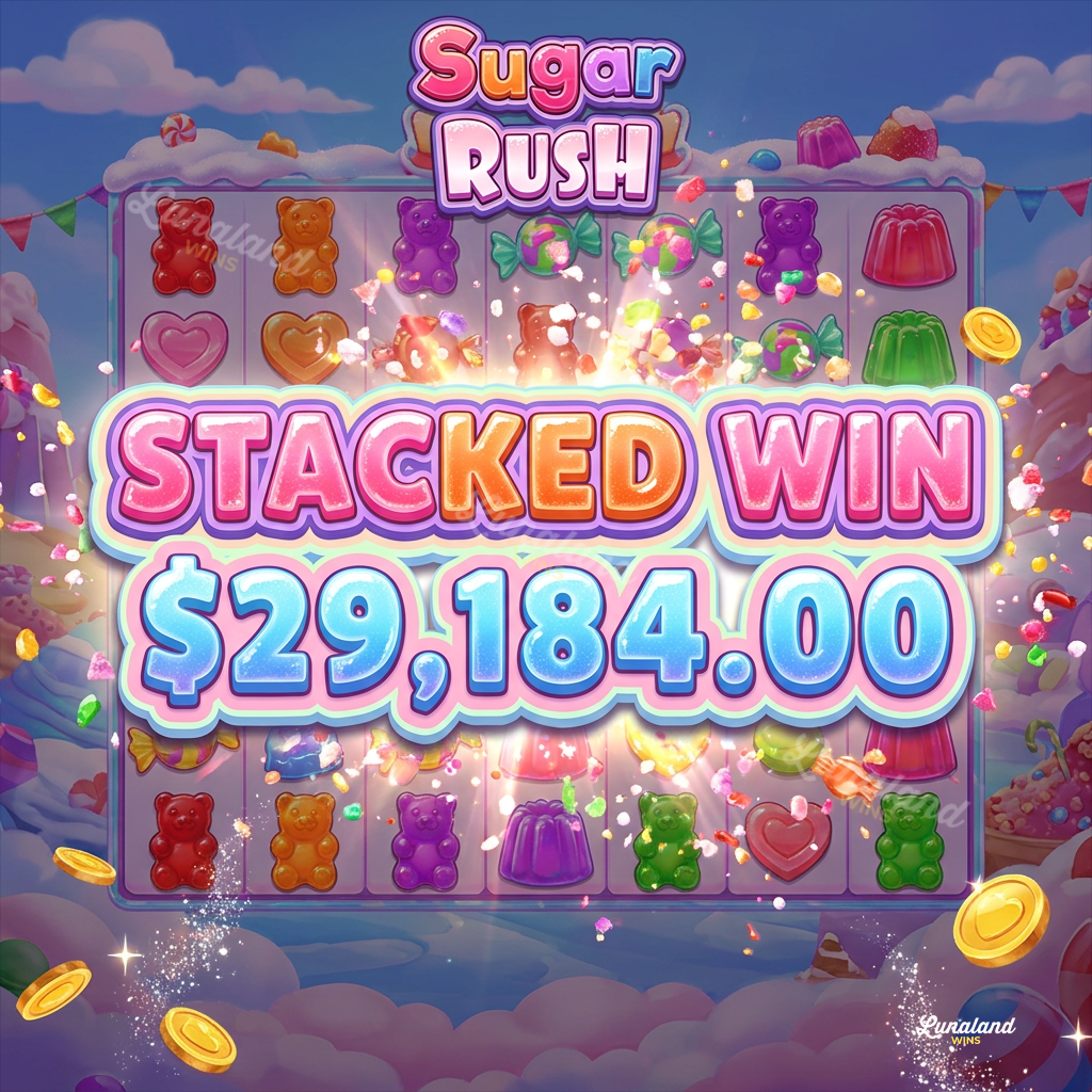 Could A $300 Bought Bonus In Sugar Rush Score $29,184?